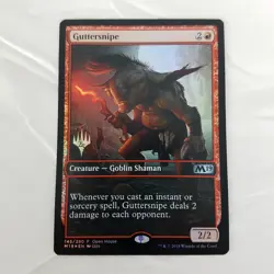 1x MTG Guttersnipe M19 Open House Core 2019 Foil Promo NM Near Mint Magic - Image 1