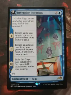 Inventive Iteration Living Breakthrough Kamigawa: Neon Dynasty MTG NM - Image 1
