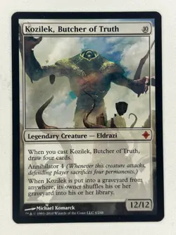 *** RISE OF THE ELDRAZI Kozilek, Butcher of Truth LP - RoE Magic MTG - Image 1