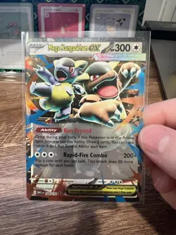 Pokemon Mega Kangaskhan ex 104/132 Mega Evolution Double Rare Holo Near Mint - Image 2