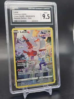 Pokemon Latias Galarian Gallery Holo 2023 Crown Zenith GG20 CGC Mint+ 9.5 - Image 1