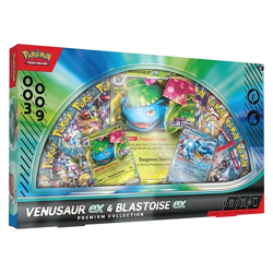 Pokemon TCG: Venusaur ex & Blastoise ex Premium Collection - Sealed In-Hand - Image 1
