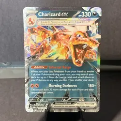 Pokemon TCG Charizard EX #125/197 Obsidian Flames Holo Double Rare NM/M - Image 1
