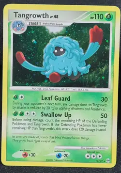 Pokemon TCG Tangrowth Holo Rare 10/99 Platinum Arceus - Swirl NM - Image 1