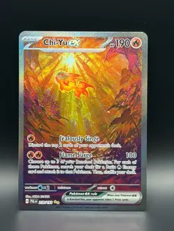 Chi-Yu EX 259/193 Special Illustration Rare SIR Pokemon Paldea Evolved NM - Image 1