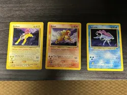 Pokemon WOTC Neo Revelation Holo Trio Lot - Entei, Raikou, Suicune - Image 1