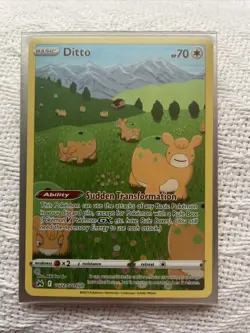 Pokemon TCG Ditto GG22/GG70 Galarian Gallery Crown Zenith NM/M Ultra Rare - Image 1
