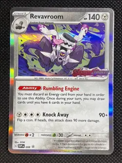 Revavroom Scarlet & Violet Promo 008 Prerelease Stamped Promo Pokemon English NM - Image 1