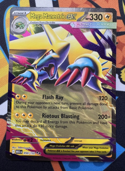 Mega Manectric EX 050/132 - Double Rare - Pokemon TCG - Mega Evolution - NM - Image 1