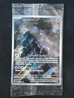 Pokemon TCG | Mewtwo SVP 052 S&V 151 Promo Illustration Rare *SEALED* - Image 1