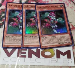 3x (M/NM) - Subterror Fiendess - MACR-EN082 - Super Rare - Unlimited YuGiOh - Image 1