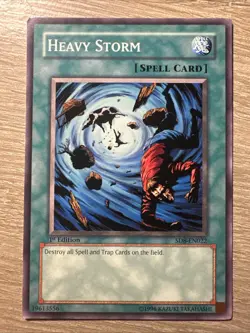 Yu-Gi-Oh Heavy Storm SD8-EN022 1st Edition MP - Image 1