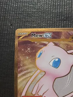 Pokemon 151 Mew EX Metal Card 205/165 Ultra-Premium Collection 2023 - Image 2