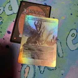 Ancient Gold Dragon Full Art Foil Play Test Card Mtg - Image 1