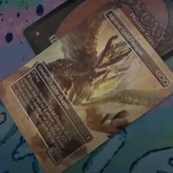 Ancient Gold Dragon Full Art Foil Play Test Card Mtg - Image 2
