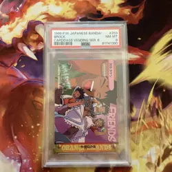 PSA 8 Brock - #203 Bandai Carddass Anime Series 6 Pokemon Card - 1999 - Image 1