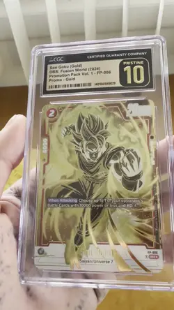 Dragon Ball Super Card Game TCG Son Goku FP-006 - Image 2