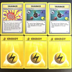 Lot of 6 Vintage Pokemon Cards - Gym Heroes 2000 Set English, LP-DMG (4) - Image 1