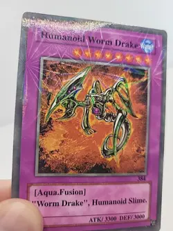 Yu-Gi-Oh! TCG Fake Card Poorly Translated Funny Holo - Humanoid Worm Drake - Image 3