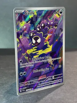 Gastly 177/162 Illustration Rare IR Holo Pokemon Card Temporal Forces -NM - Image 2