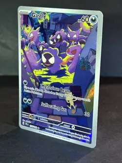 Gastly 177/162 Illustration Rare IR Holo Pokemon Card Temporal Forces -NM - Image 3