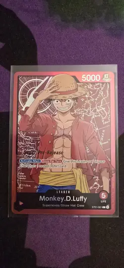 One Piece Card Game Super Pre Release Leaders ST01-001 - ST01-004 READ DESC - Image 4