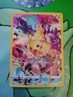 Pokemon Pikachu TCG Full Art Secret Rare Holo Card 160/159 Crown Zenith - Image 1