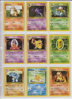 1999 Pokemon Cards Complete Base Unlimited Common & Uncommon Card Set NM - Image 3