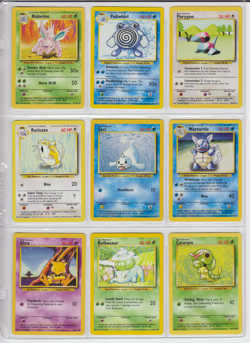 1999 Pokemon Cards Complete Base Unlimited Common & Uncommon Card Set NM - Image 5