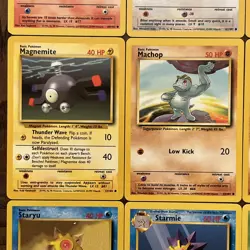 Pokemon Base Set Lot Of 12 Cards (1999) NM - Image 4