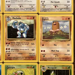 Pokemon Base Set Lot Of 12 Cards (1999) NM - Image 5