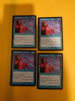 Counterspell plaset Interrupt Tempest. Old Vintage. Magic the Gathering 4 Card - Image 1