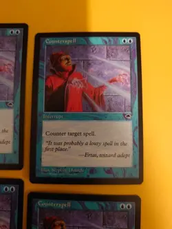 Counterspell plaset Interrupt Tempest. Old Vintage. Magic the Gathering 4 Card - Image 3