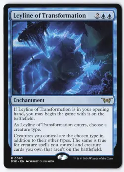 Leyline of Transformation R Duskmourn: House of Horror 63 NM - Image 1