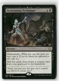 Magic the Gathering Incarnation Technique Commander 2021 #41 - Image 1