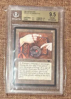 MTG Antiquities 1994 Amulet of Kroog BGS 9.5 GEM MINT - Image 1