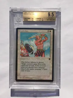 BGS 9.5 | Rapid Fire | MtG Legends | Gem Mint [9.5, 9, 9.5, 9.5] - Image 1