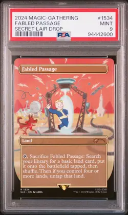 2024 MTG SECRET LAIR DROP #1534 FABLED PASSAGE PSA 9 - Image 1