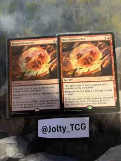 Blasphemous Act Commander: Bloomburrow Regular - Image 1