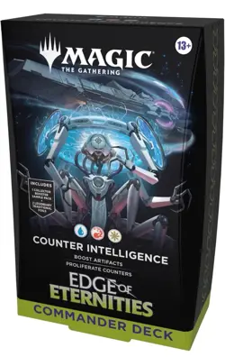 Magic The Gathering Edge of Eternities "COUNTER INTELLIGENCE" Commander Deck NEW - Image 1