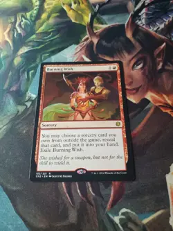 MTG Burning Wish - Conspiracy: Take the Crown Magic The Gathering - Image 1