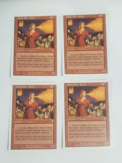 MTG Playset 4x Ghitu Fire-Eater (7th Edition/Red/U) - BGM - Image 1