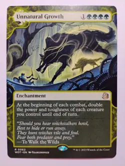 Unnatural Growth 62 MTG Wilds of Eldraine: Enchanting Tales (WOT) Rare NM - Image 1