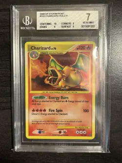 Pokemon TCG 2008 Diamond &Pearl Stormfront Charizard Holo Secret Rare #103 BGS 7 - Image 1