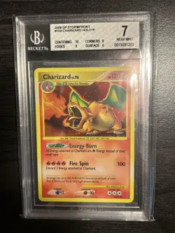 Pokemon TCG 2008 Diamond &Pearl Stormfront Charizard Holo Secret Rare #103 BGS 7 - Image 2