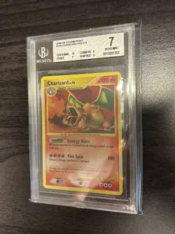Pokemon TCG 2008 Diamond &Pearl Stormfront Charizard Holo Secret Rare #103 BGS 7 - Image 4