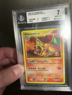 Pokemon TCG 2008 Diamond &Pearl Stormfront Charizard Holo Secret Rare #103 BGS 7 - Image 5