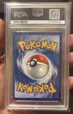 2004 POKEMON EX TEAM MAGMA VS TEAM AQUA #10 TEAM MAGMA'S HOUNDOOM HOLO PSA 7 - Image 2
