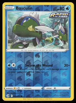 Basculin #070/264 Reverse Holo 2021 Pokemon Fusion Strike LP - Image 1