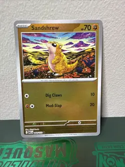 Sandshrew - 068/132 - Reverse Holo - Pokemon Mega Evolution - Image 1